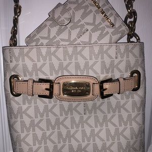 Michael Kors crossbody with matching wallet